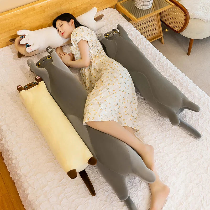 Long Snuggly Cat Siamese British Shorthair Snowshoe Plushies Collection-Kawaii Dream