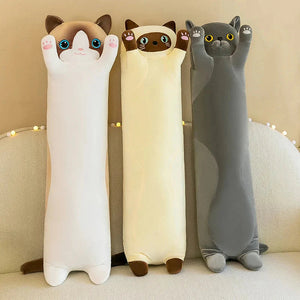 Long Snuggly Cat Siamese British Shorthair Snowshoe Plushies Collection-Kawaii Dream