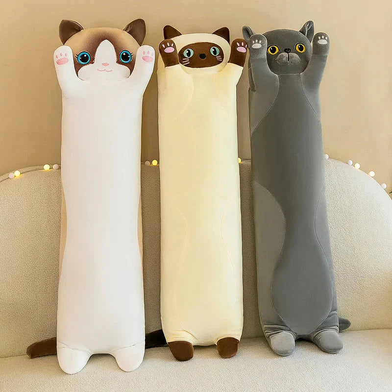 Long Snuggly Cat Siamese British Shorthair Snowshoe Plushies Collection-Kawaii Dream