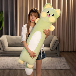 Long Snuggly Cat and Raccoon Plushies-Kawaii Dream