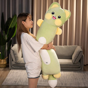 Long Snuggly Cat and Raccoon Plushies-Kawaii Dream