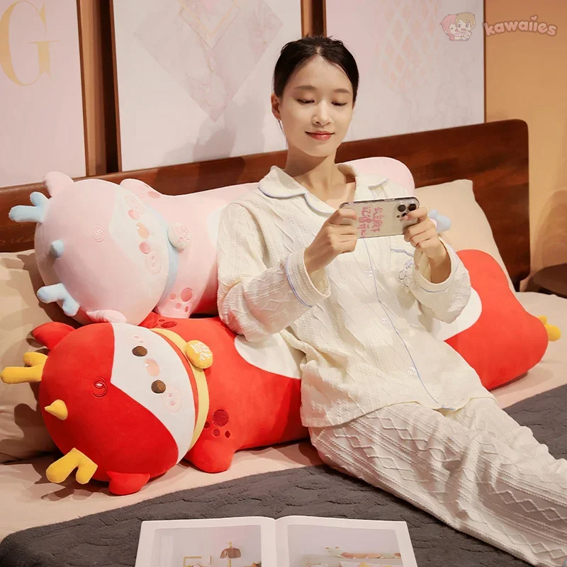 Long Snuggly Cute Dragon Plushies-Kawaii Dream