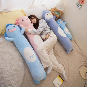 Long Snuggly Fish Axolotl Penguin Plushie Collection 2024-Kawaii Dream