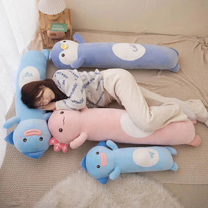 Long Snuggly Fish Axolotl Penguin Plushie Collection 2024-Kawaii Dream