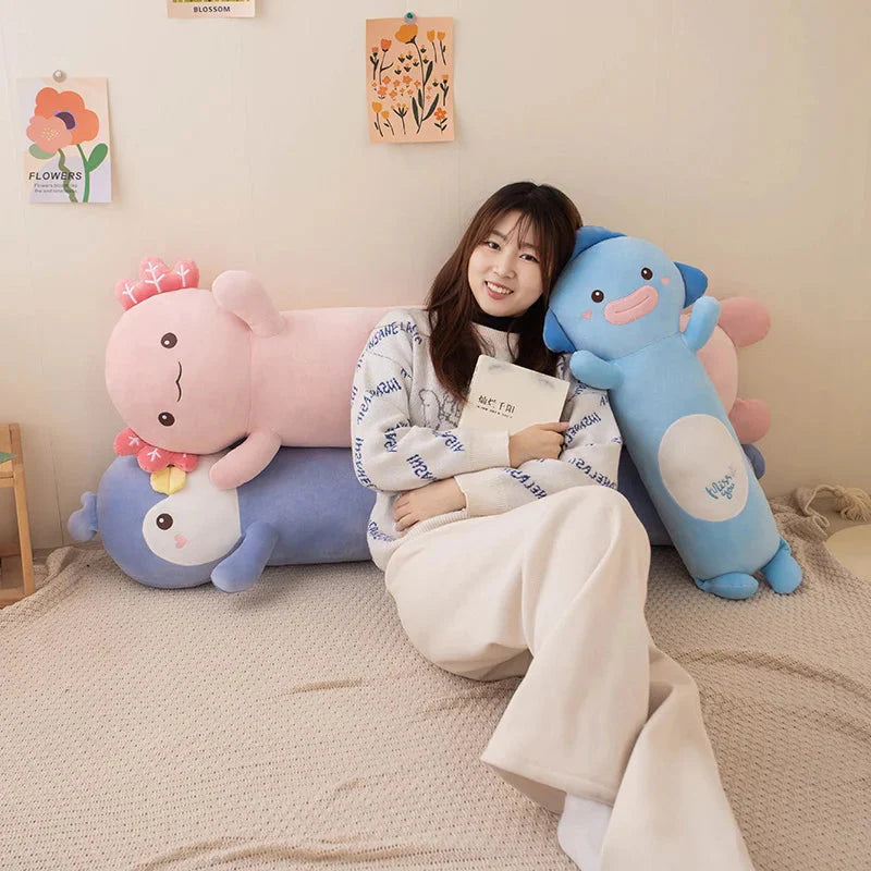 Long Snuggly Fish Axolotl Penguin Plushie Collection 2024-Kawaii Dream