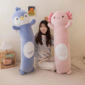 Long Snuggly Fish Axolotl Penguin Plushie Collection 2024-Kawaii Dream