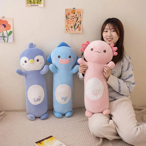 Long Snuggly Fish Axolotl Penguin Plushie Collection 2024-Kawaii Dream