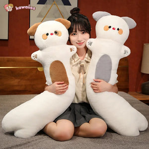 Long Snuggly Fluffy Dog Plushies-Kawaii Dream