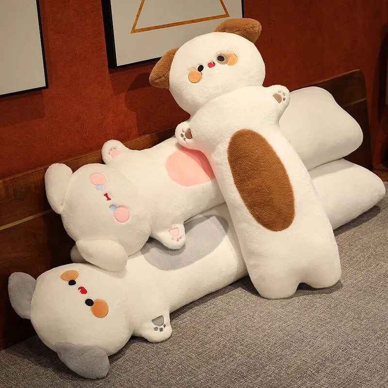 Long Snuggly Fluffy Dog Plushies-Kawaii Dream