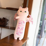 Long Snuggly Luna & Solis Sakura Cat Plushies-Kawaii Dream
