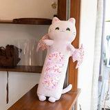 Long Snuggly Luna & Solis Sakura Cat Plushies-Kawaii Dream