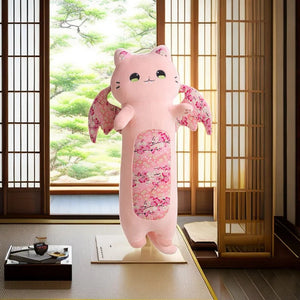 Long Snuggly Luna & Solis Sakura Cat Plushies-Kawaii Dream