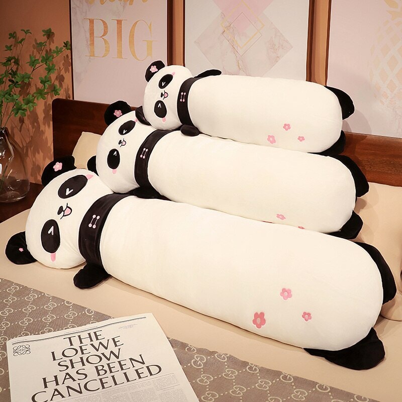 Long Snuggly Panda Plushies-Kawaii Dream