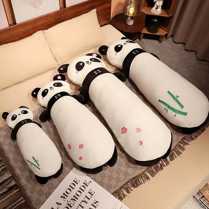Long Snuggly Panda Plushies-Kawaii Dream