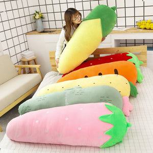 Long Snuggly Vegetables Fruits Plushie Collection-Kawaii Dream