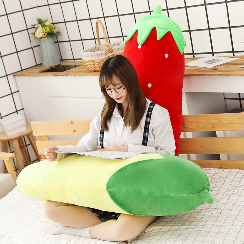 Long Snuggly Vegetables Fruits Plushie Collection-Kawaii Dream