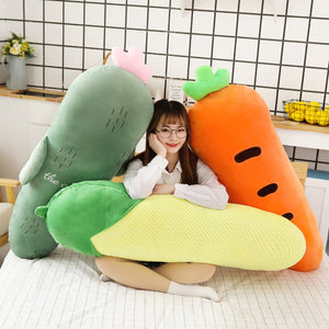 Long Snuggly Vegetables Fruits Plushie Collection-Kawaii Dream