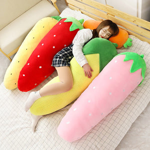 Long Snuggly Vegetables Fruits Plushie Collection-Kawaii Dream