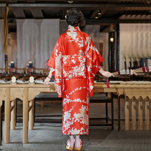 Long Traditional Japanese-themed Beautiful Floral Women's Kimono-Kawaii Dream