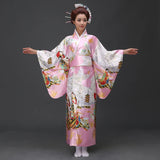 Long Traditional Japanese-themed Cloudy Women's Kimono-Kawaii Dream