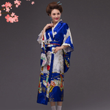 Long Traditional Japanese-themed Cloudy Women's Kimono-Kawaii Dream