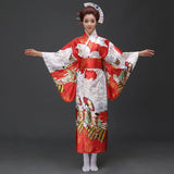 Long Traditional Japanese-themed Cloudy Women's Kimono-Kawaii Dream