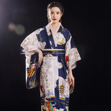 Long Traditional Japanese-themed Floral Women's Kimono-Kawaii Dream