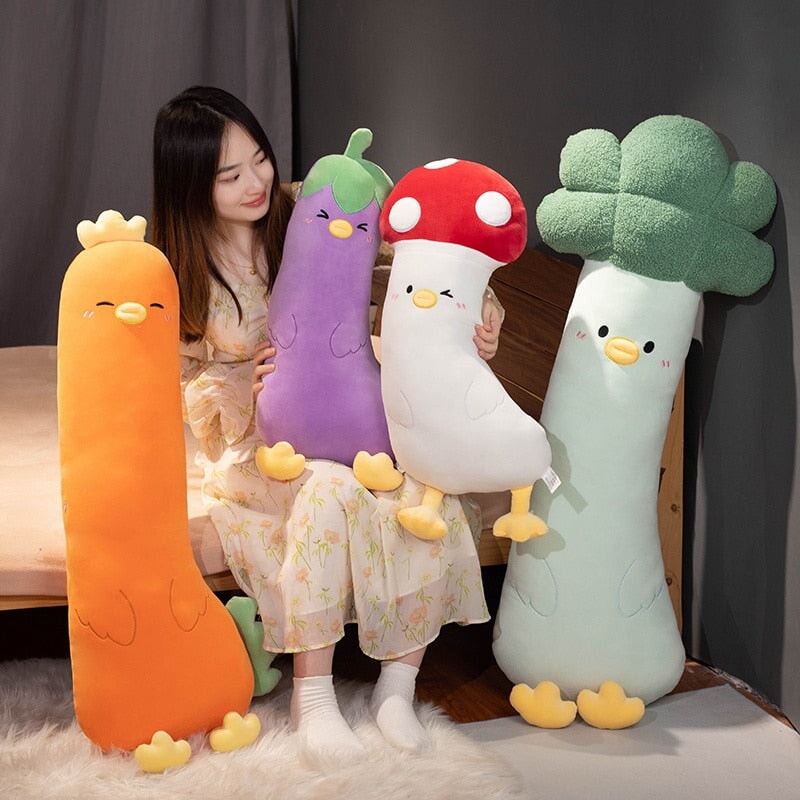 Long Vegetable Duck Family Plush Collection-Kawaii Dream
