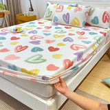 Love Heart Bedsheet & Pillowcases-Kawaii Dream
