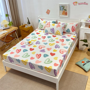 Love Heart Bedsheet & Pillowcases-Kawaii Dream