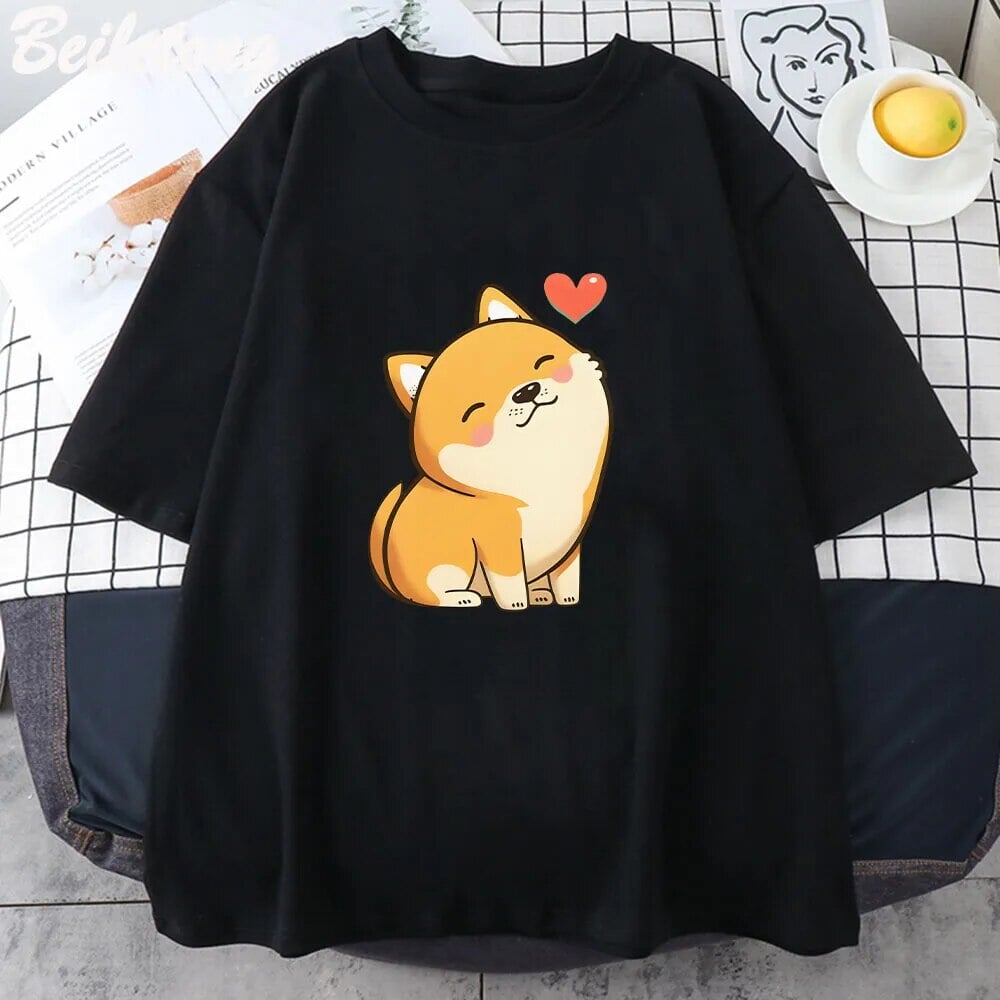 Love Shiba Inu Unisex Tee-Kawaii Dream