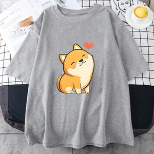 Love Shiba Inu Unisex Tee-Kawaii Dream