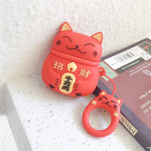 Lucky Cat Airpods Case (1&2&3&Pro) | LIMITED STOCK-Kawaii Dream