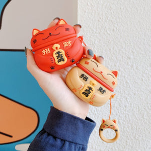 Lucky Cat Airpods Case (1&2&3&Pro) | LIMITED STOCK-Kawaii Dream