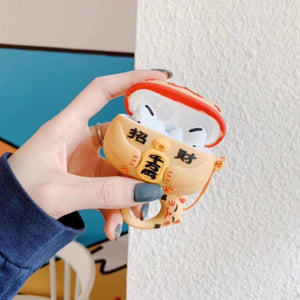 Lucky Cat Airpods Case (1&2&3&Pro) | LIMITED STOCK-Kawaii Dream