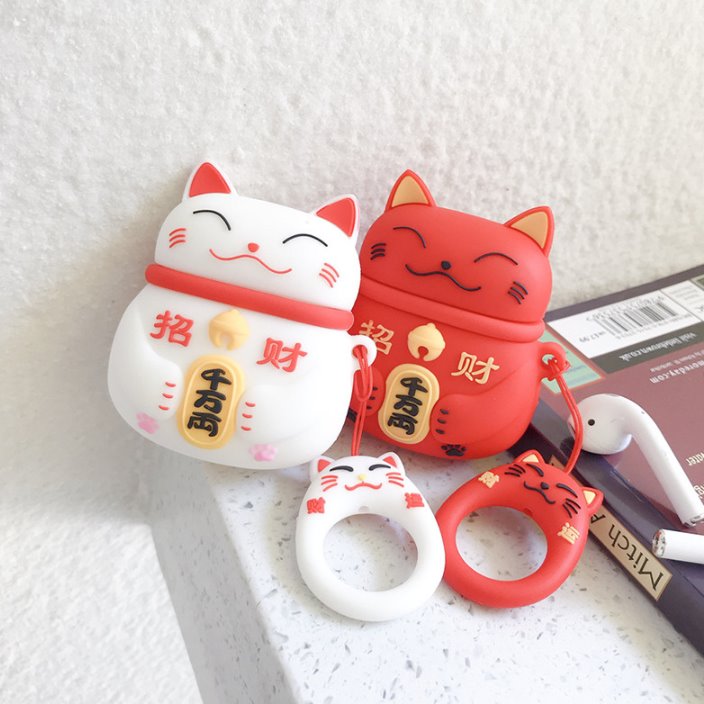 Lucky Cat Airpods Case (1&2&3&Pro) | LIMITED STOCK-Kawaii Dream