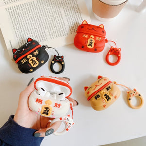 Lucky Cat Airpods Case (1&2&3&Pro) | LIMITED STOCK-Kawaii Dream