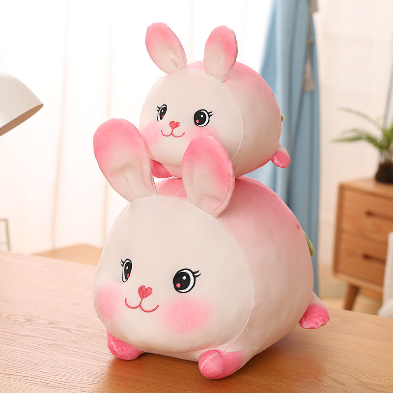 Lucky Strawberry Bunny Plushies-Kawaii Dream