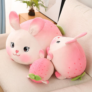 Lucky Strawberry Bunny Plushies-Kawaii Dream