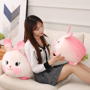 Lucky Strawberry Bunny Plushies-Kawaii Dream
