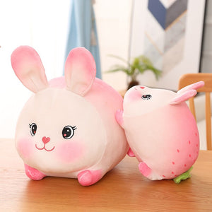 Lucky Strawberry Bunny Plushies-Kawaii Dream