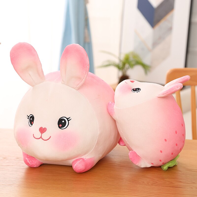 Lucky Strawberry Bunny Plushies-Kawaii Dream