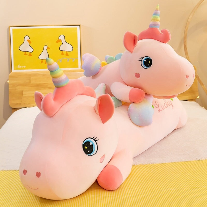 Lucky the Long Pink Unicorn Plushie-Kawaii Dream