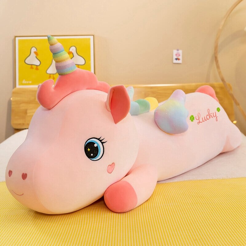 Lucky the Long Pink Unicorn Plushie-Kawaii Dream