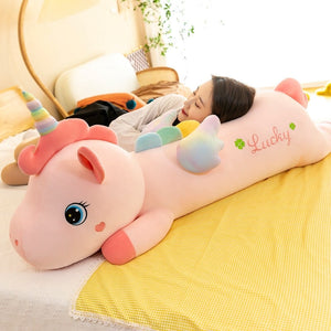 Lucky the Long Pink Unicorn Plushie-Kawaii Dream