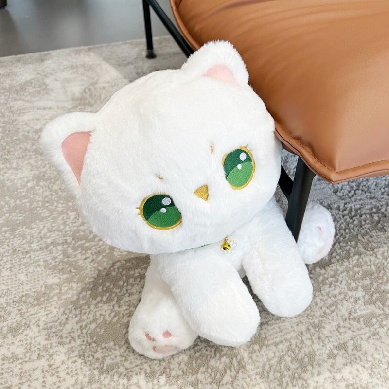 Luna the Fluffy White Cat Plush-Kawaii Dream