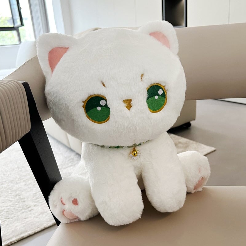 Luna the Fluffy White Cat Plush-Kawaii Dream