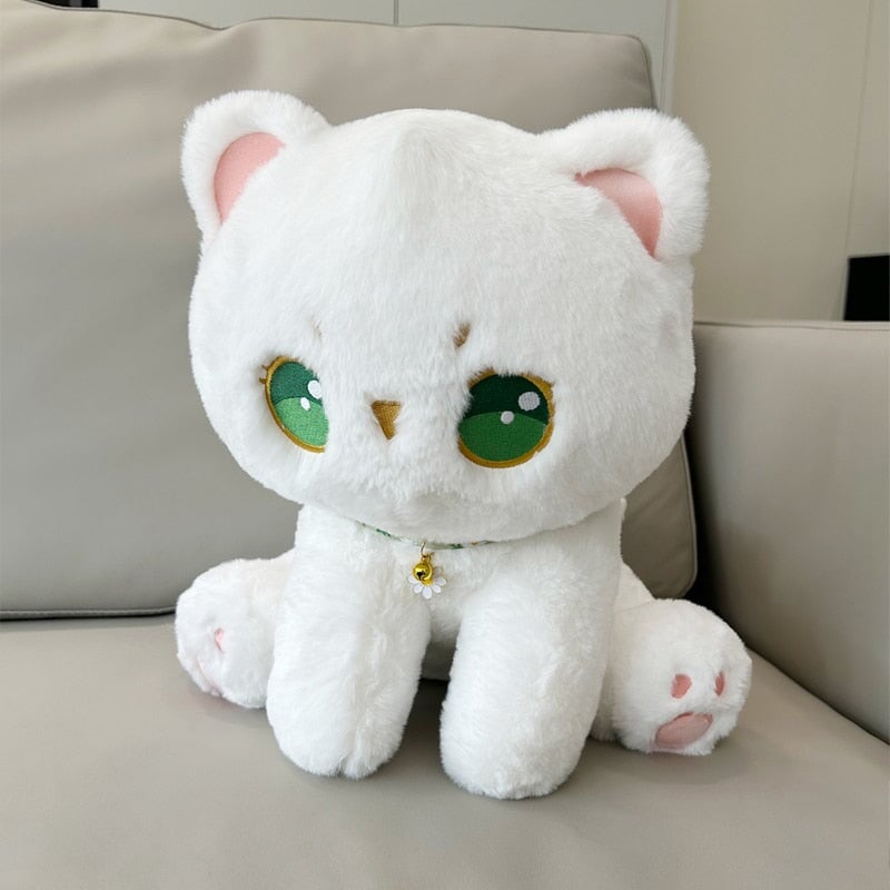 Luna the Fluffy White Cat Plush-Kawaii Dream