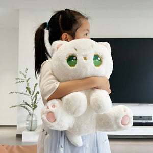 Luna the Fluffy White Cat Plush-Kawaii Dream