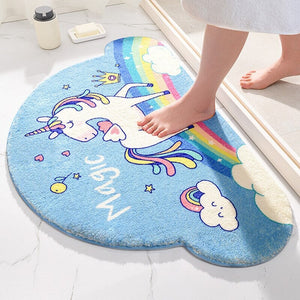 Magical Unicorn Soft Bathroom Mat Collection-Kawaii Dream